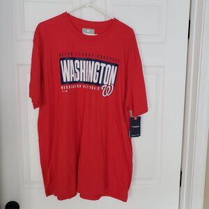 Washington Nationals Fanatics‎ Men's Tee Shirt Red Size 2XL New with Tags
